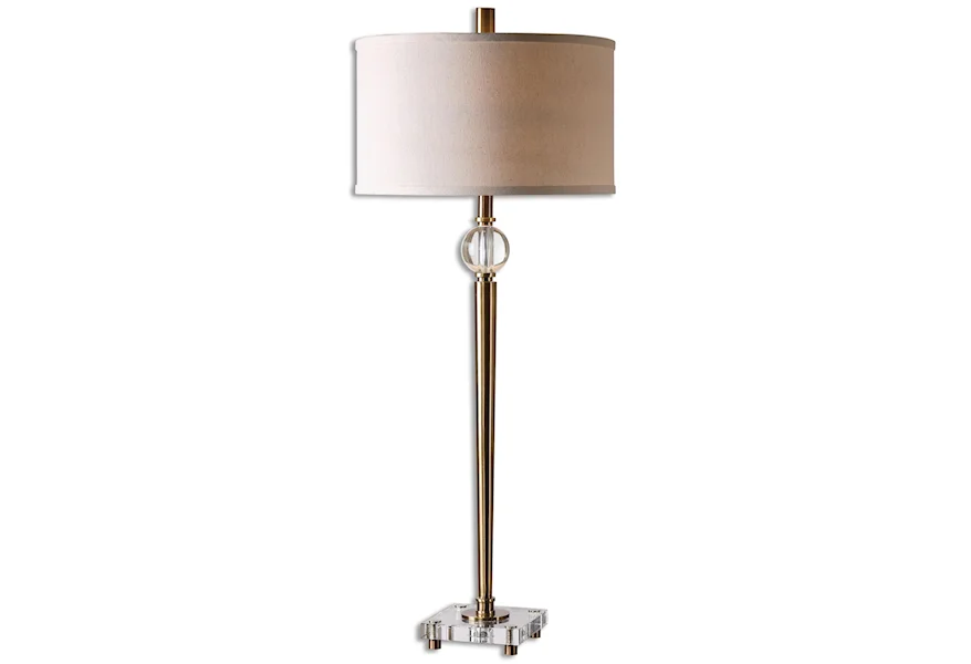 Buffet Lamps Mesita Brass Buffet Lamp by Uttermost at Esprit Decor Home Furnishings